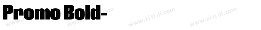 Promo Bold字体转换
